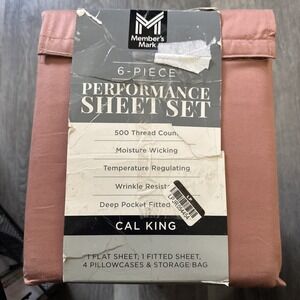 Member's Mark 6 Piece Performance Sheet Set, California King